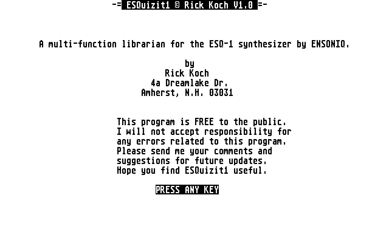 ESQuizit1 — screenshot 1